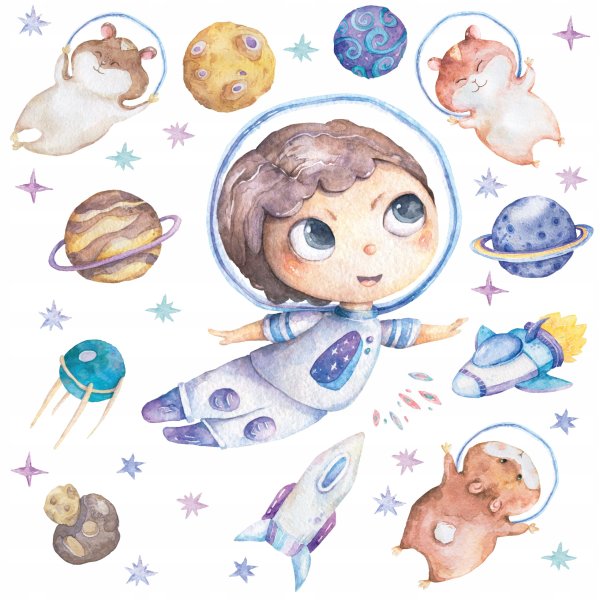 Космические наклейки