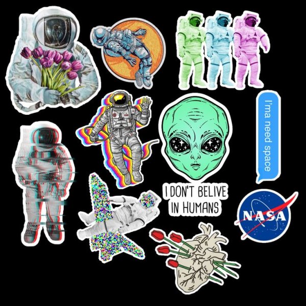 Космические Стикеры
