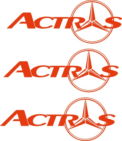 Комплект наклеек Mercedes-Benz AMG