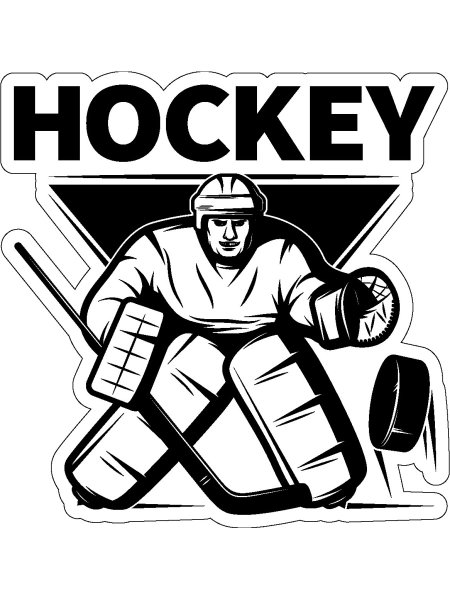 Наклейки хоккей