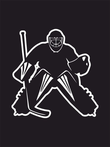 Хоккеист стикер