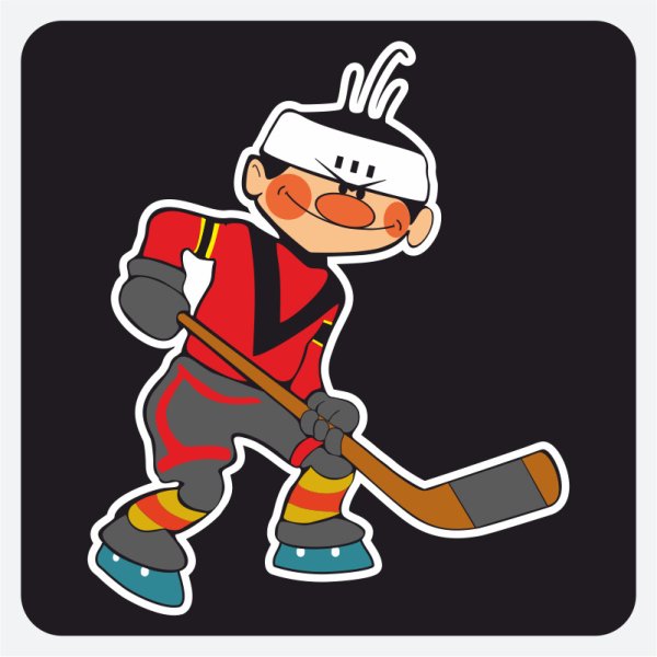 Наклейки хоккей