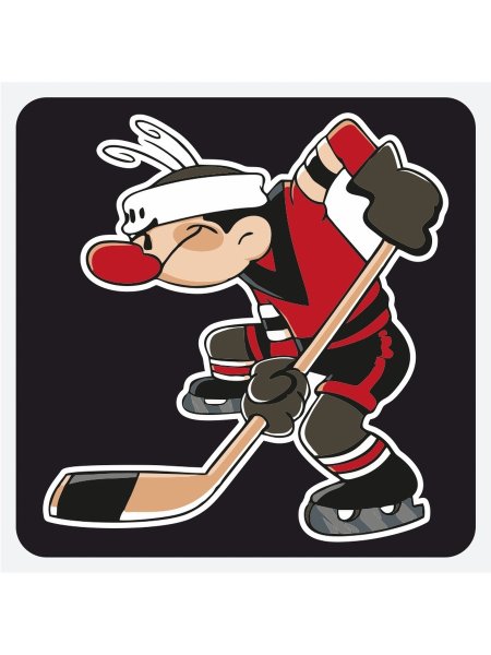 Хоккейные наклейки на одежду