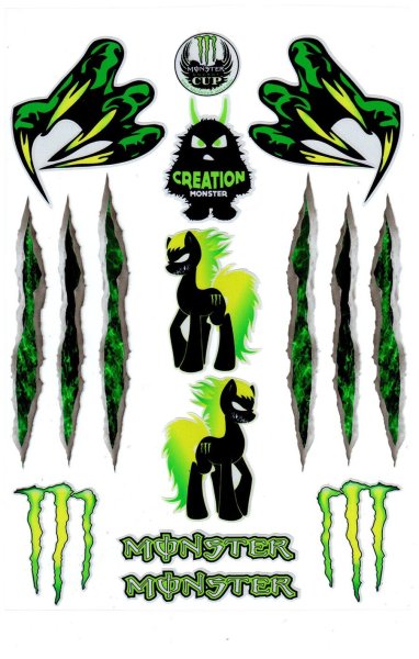 Monster Energy наклейки