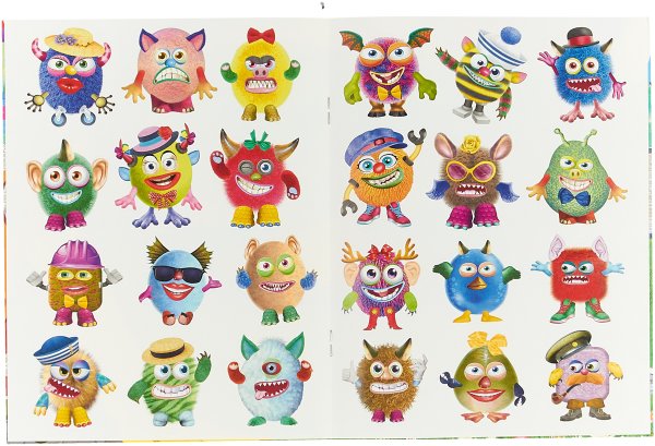 Наклейки "чудики в лесу"