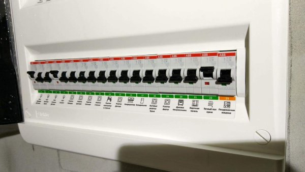 Наклейки для автоматов электрощитка