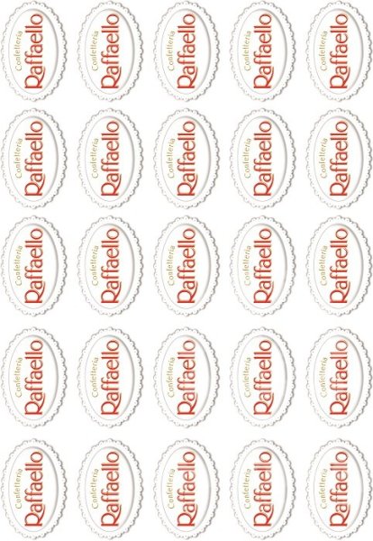 Рафаэлло наклейка на коробку