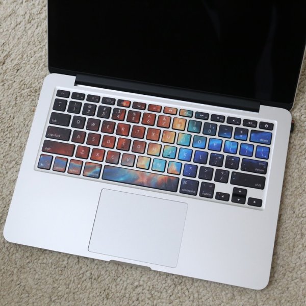 Наклейки на клавиатуру макбук