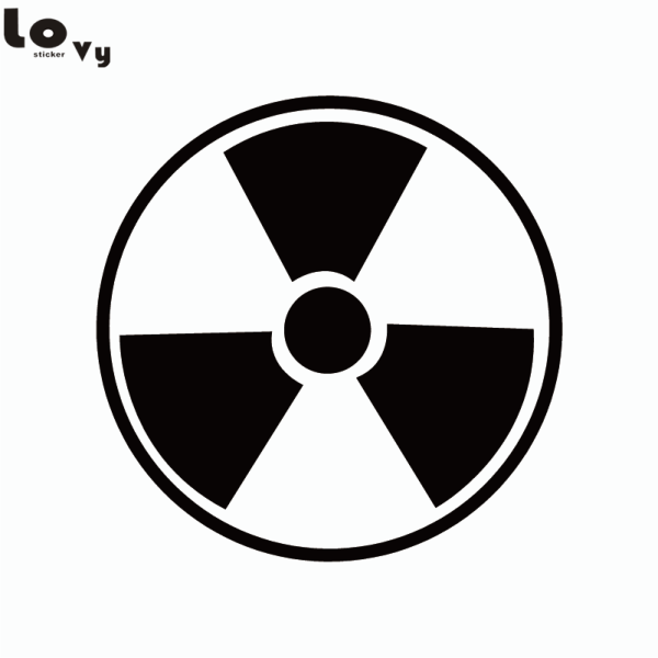 Наклейка радиация