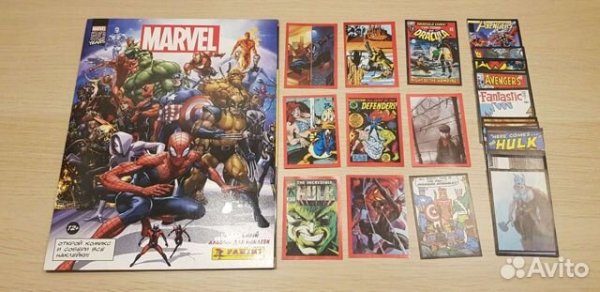 Panini Marvel versus карточки