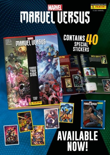 Альбом для наклеек Панини Marvel versus
