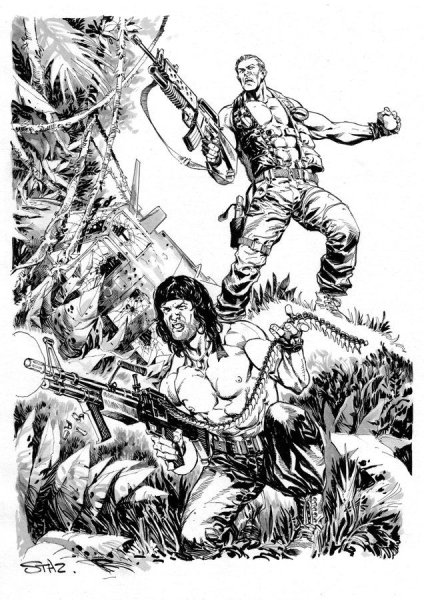 Комиксы про Джона Рэмбо