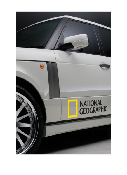 National Geographic наклейка на авто