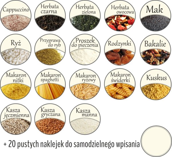 Этикетки для круп и специй