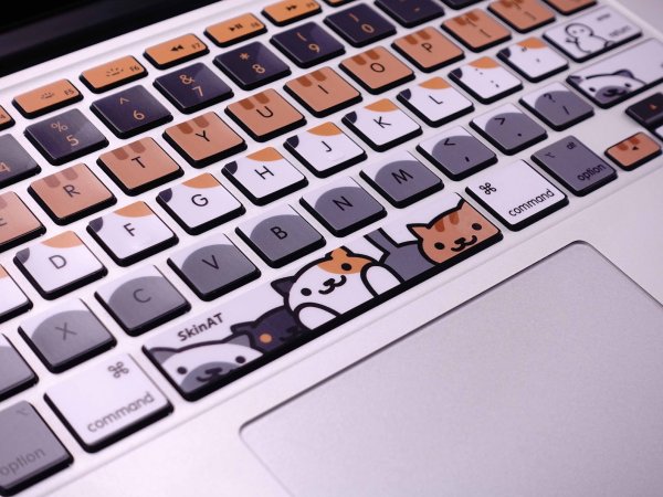 Наклейки на клавиатуру ноутбука