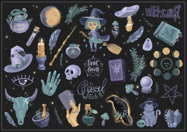 Магические наклейки