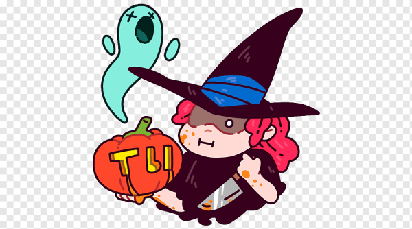 Стикеры ВК ведьмочка