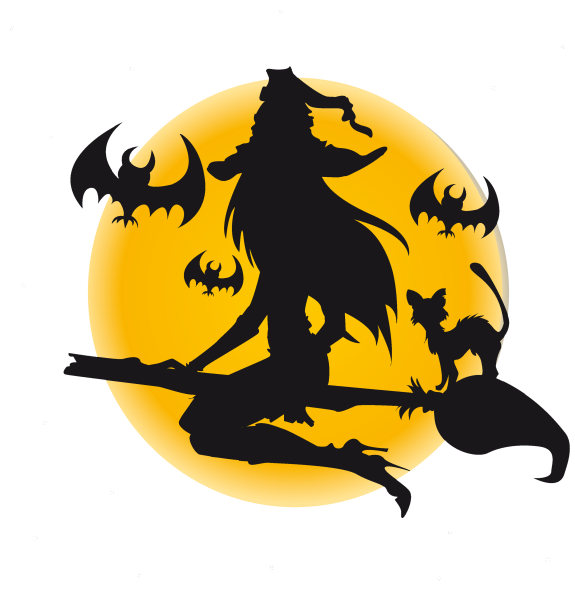 Helloween ведьма на метле