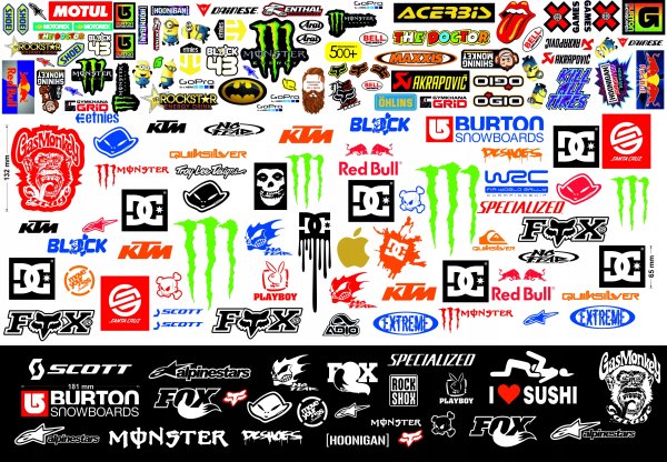 Брендовые Стикеры