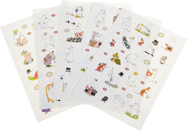 Набор наклеек. Муми-Тролли