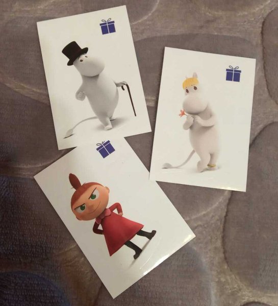 Наклейки Муми Тролли лента