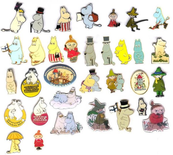 Наклейки Муми Тролли лента