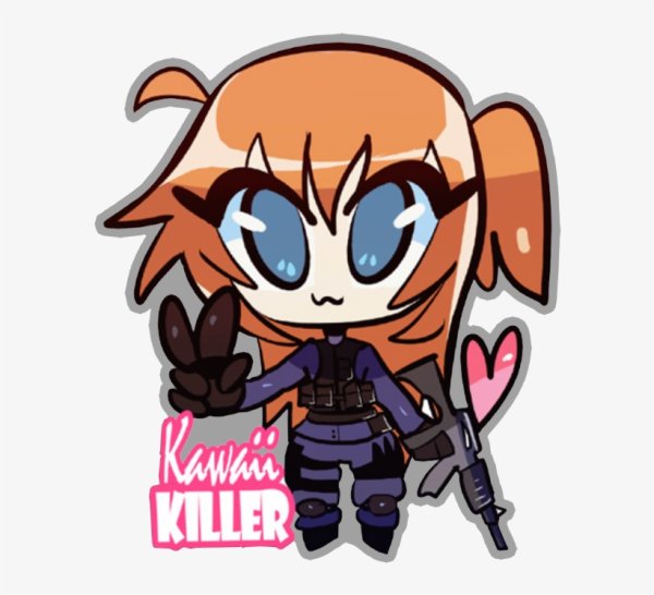 Наклейки kawaii Killer КС го