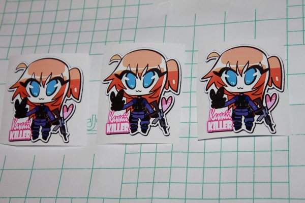 Наклейки kawaii Killer КС го