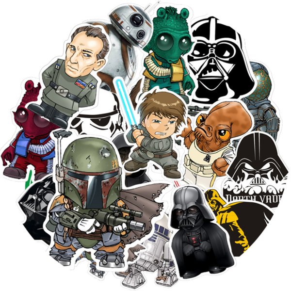 Стикеры наклейки Звездные войны