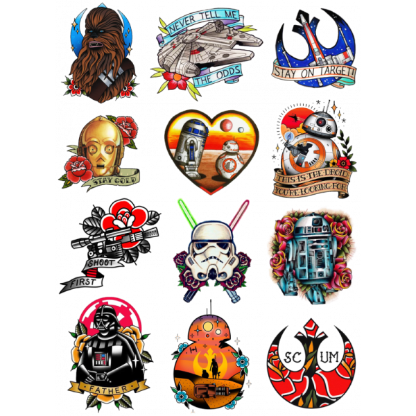 Наклейки на Xbox Star Wars