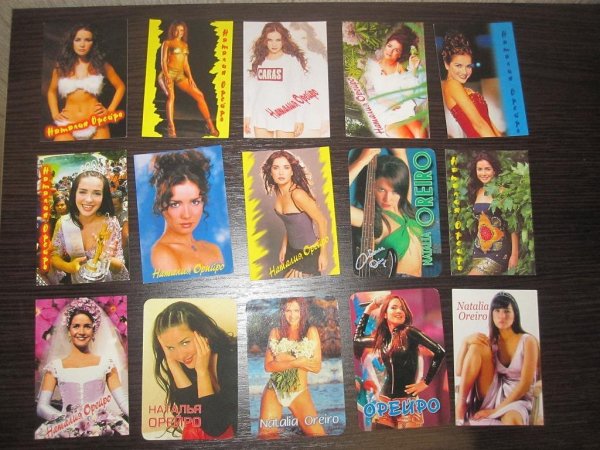 Наклейки с Натальей Орейро из 90-х