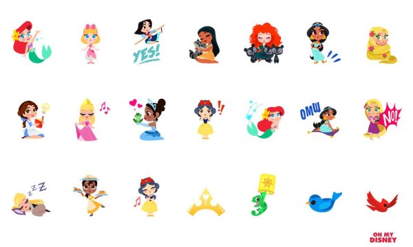 Наклейки Диснеевские герои