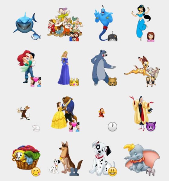 Диснеевские Стикеры