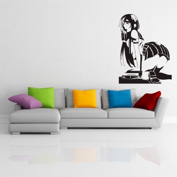 Виниловые большие наклейки на стену