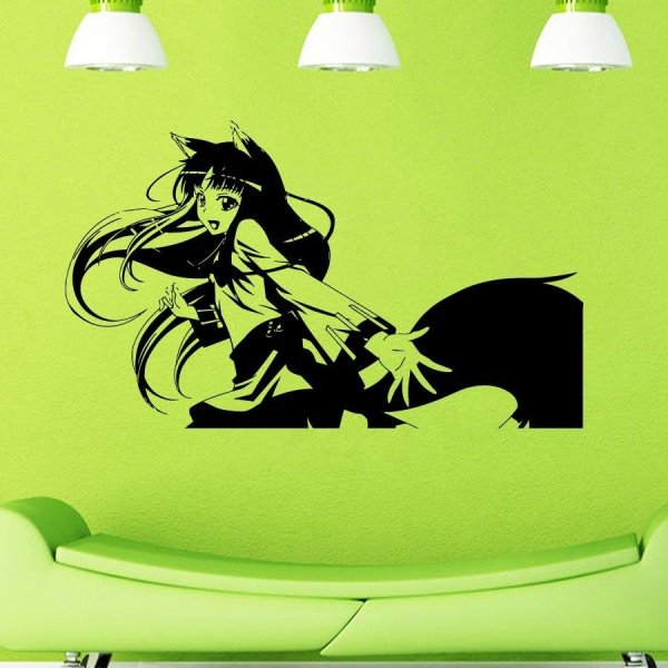 Виниловые наклейки на стену аниме