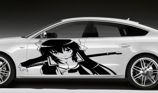 Аниме винил на авто