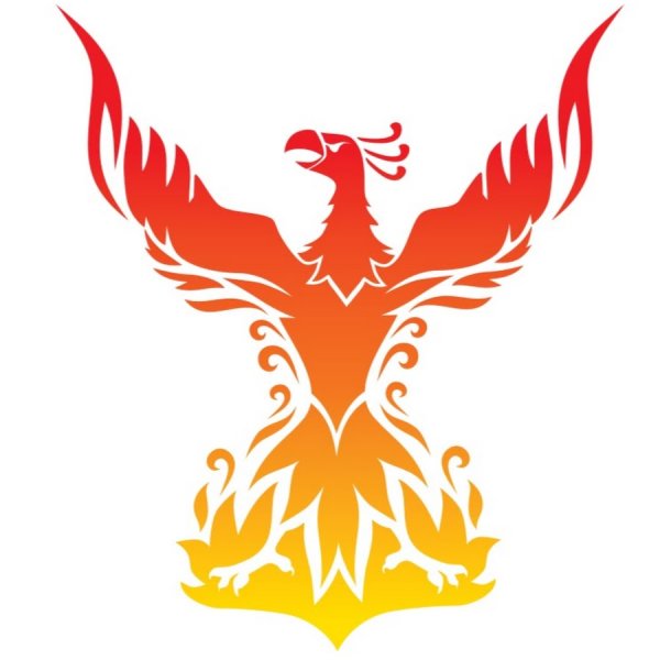 Птица Феникс вектор