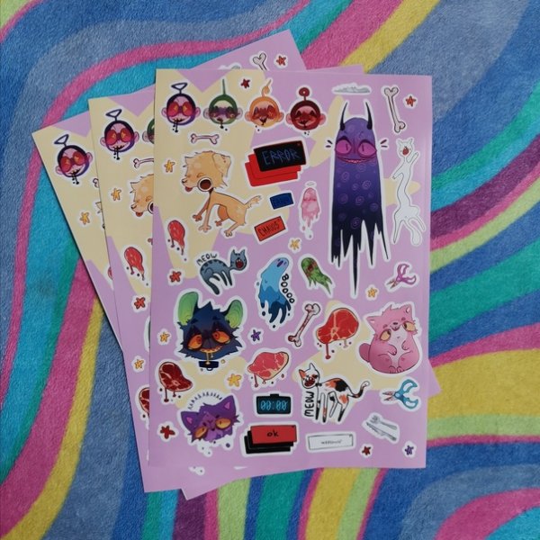 Мерч Алёны Швец наклейки