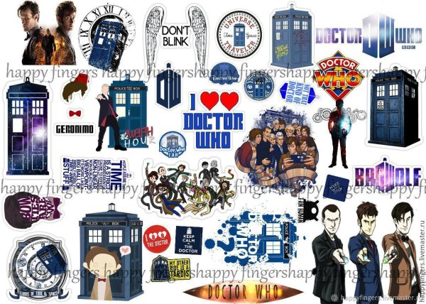 Стикер Тардис (доктор кто)