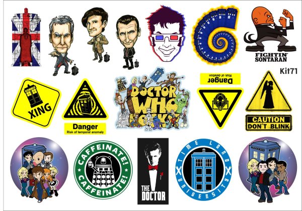 Стикеры доктор кто