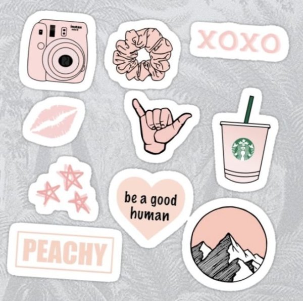 Наклейки растения