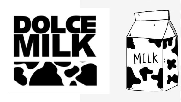 Надпись Дольче Милк