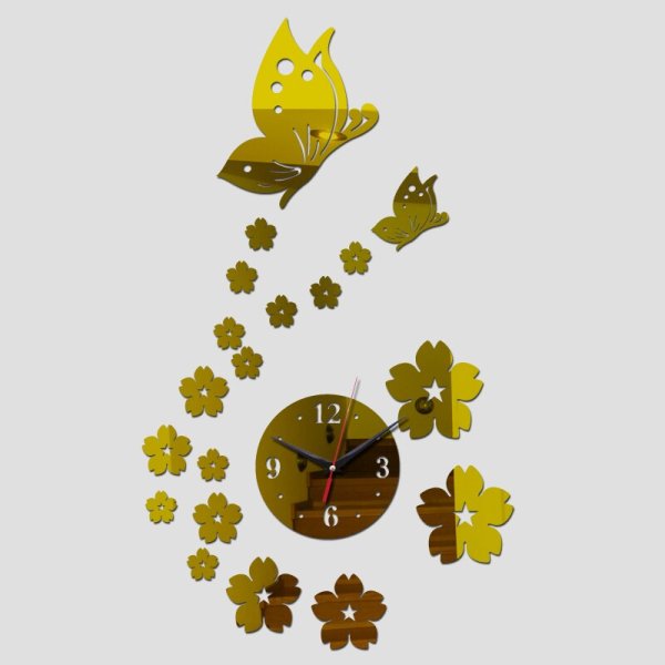 Настенные часы акриловые 3d 500x500