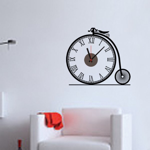 Часы наклейка на стену