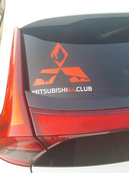 Наклейка Mitsubishi