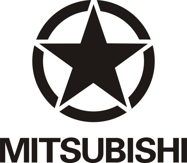 Наклейка Mitsubishi