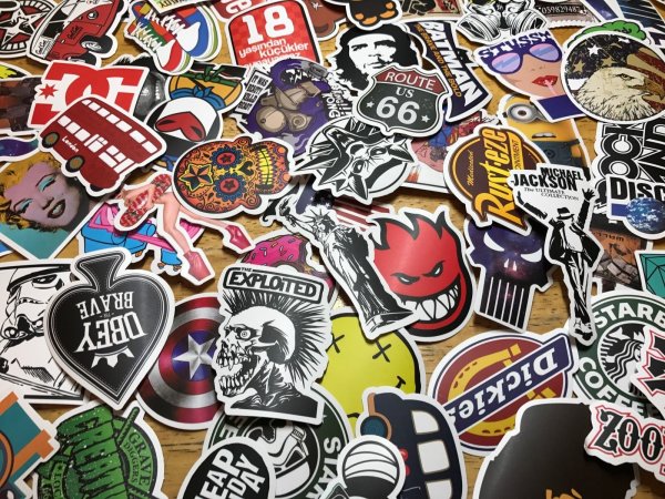 Наклейки для стикербомбинга поштучно