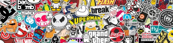 Наклейки на прозрачном фоне