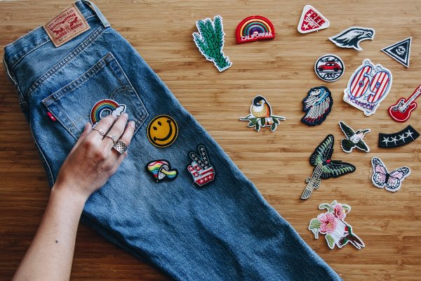 Декоративные заплатки на одежду