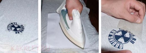 Термонаклейка на ткань утюгом